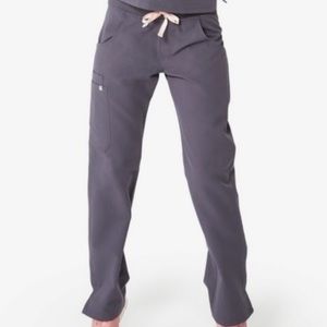 Figs charcoal scrub pants